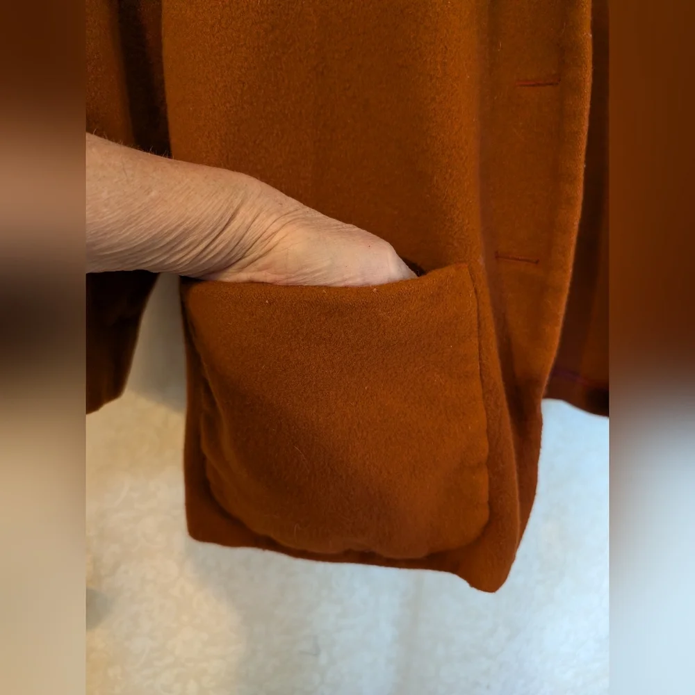 PENDLETON Wool Petite Rust Brown Jacket‎ - Picture 16 of 16